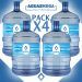 Paquete de 4 recargas Agua Purificada Aguas Mega